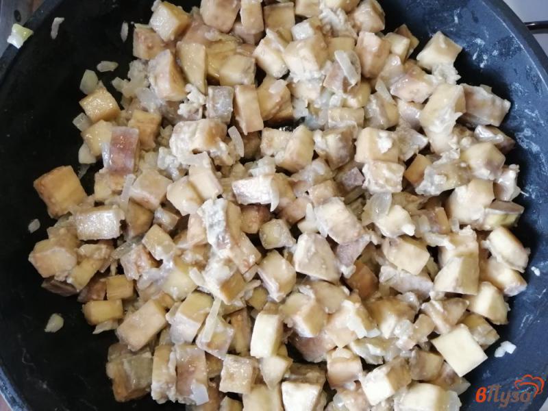 Фото приготовление рецепта: Жареные баклажаны, как грибы шаг №6