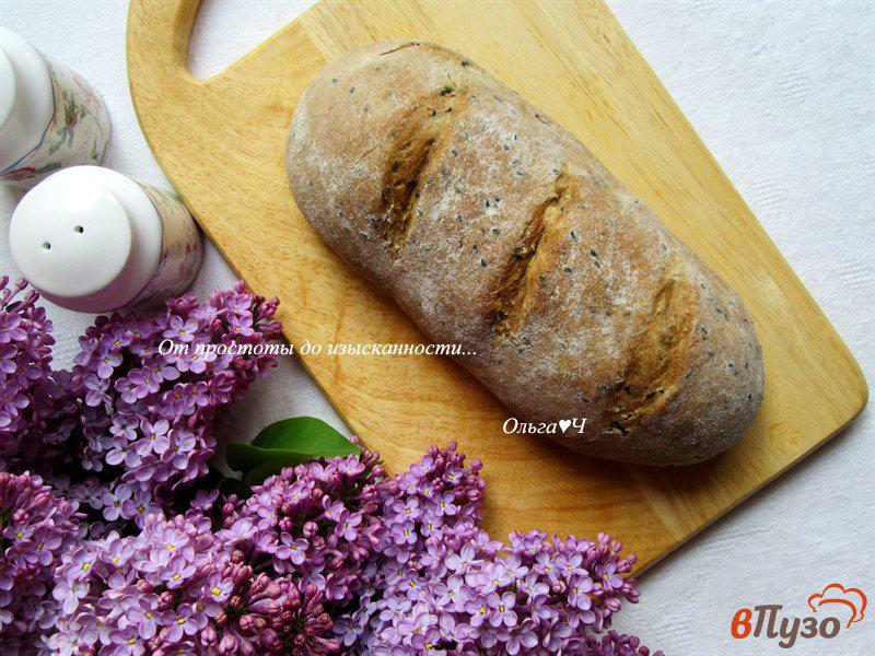 Фото приготовление рецепта: Ржано-пшеничный батон на сыворотке шаг №5