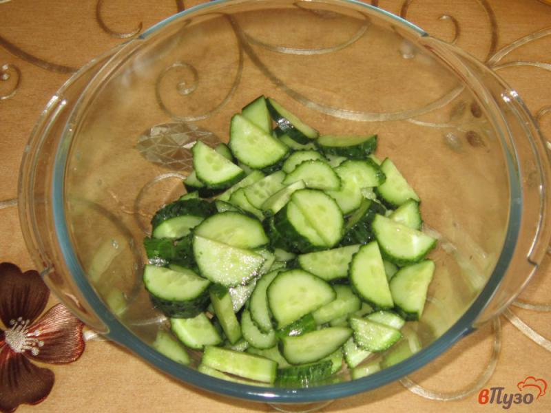 Фото приготовление рецепта: Овощной салат с помидорами черри шаг №1