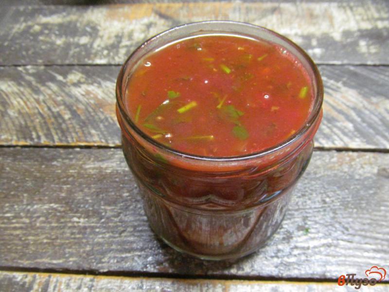 Фото приготовление рецепта: Маринованные шампиньоны в томатном соусе шаг №6
