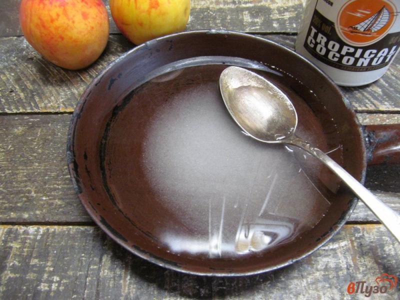 Фото приготовление рецепта: Десерт из персика для взрослых шаг №4