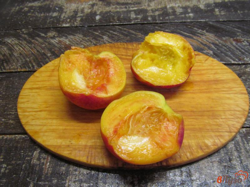 Фото приготовление рецепта: Десерт из персика для взрослых шаг №5