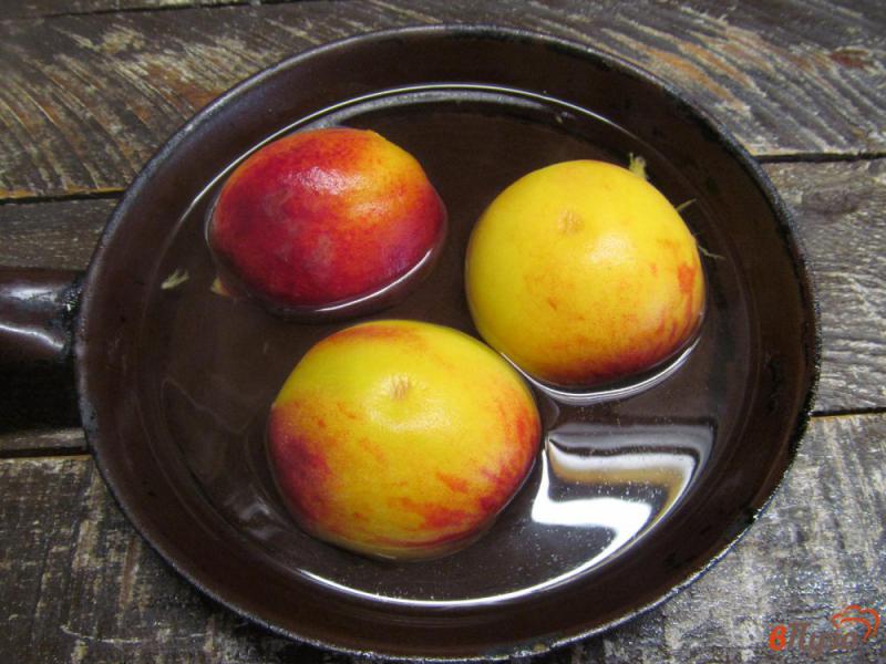 Фото приготовление рецепта: Десерт из персика для взрослых шаг №6