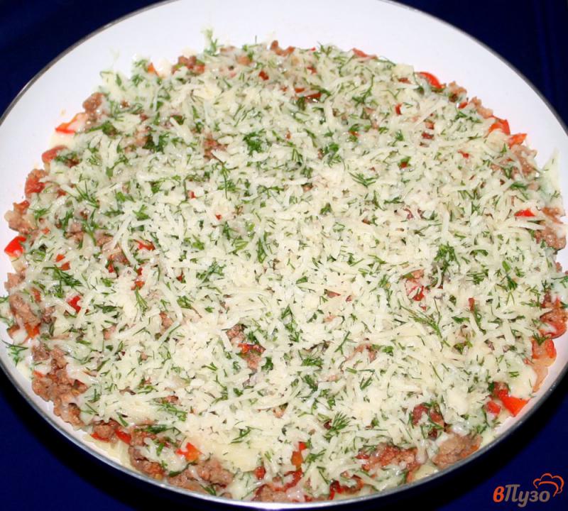 Фото приготовление рецепта: Рисовая пицца шаг №8
