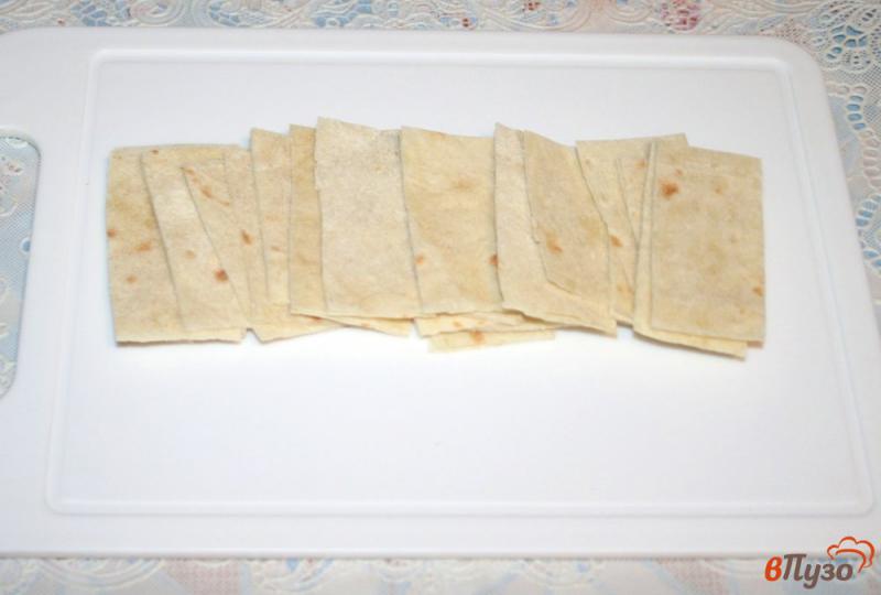 Фото приготовление рецепта: Овощной салат с креветками в тарталетках из лаваша шаг №1