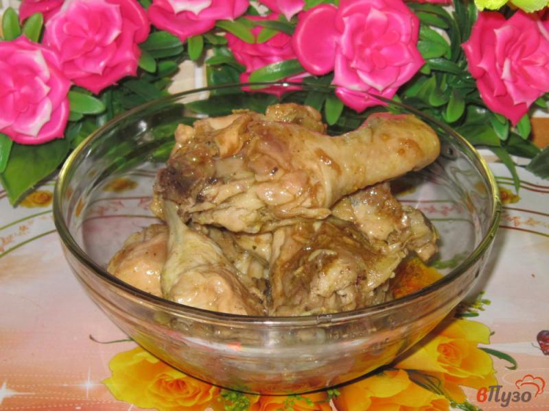 Фото приготовление рецепта: Курица в сливочно-горчичном соусе на сковороде шаг №5