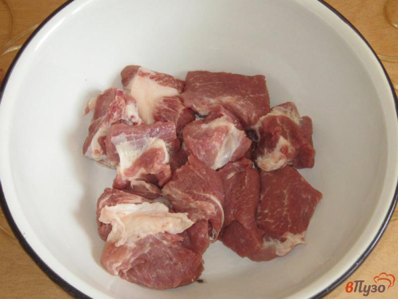 Фото приготовление рецепта: Отбивные из свинины с чесноком и острым перцем шаг №1