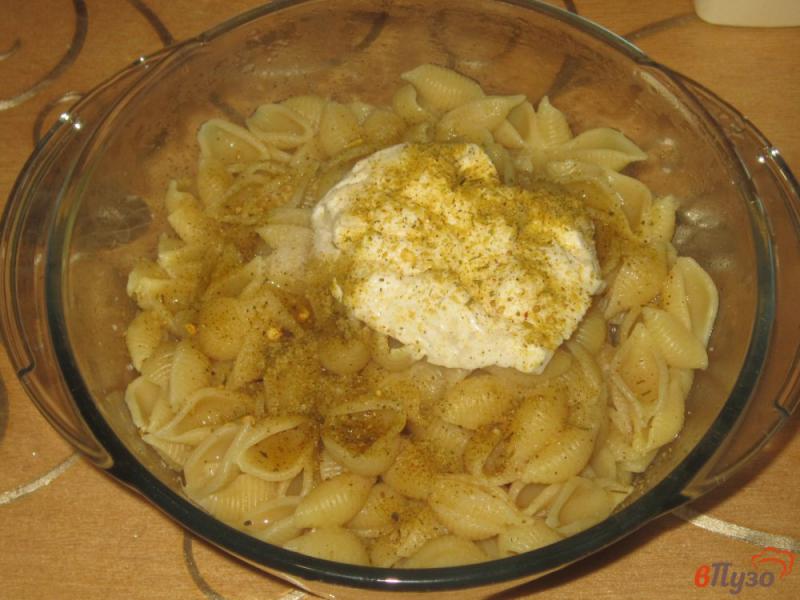 Фото приготовление рецепта: Макароны Ракушки с сыром на гарнир шаг №3