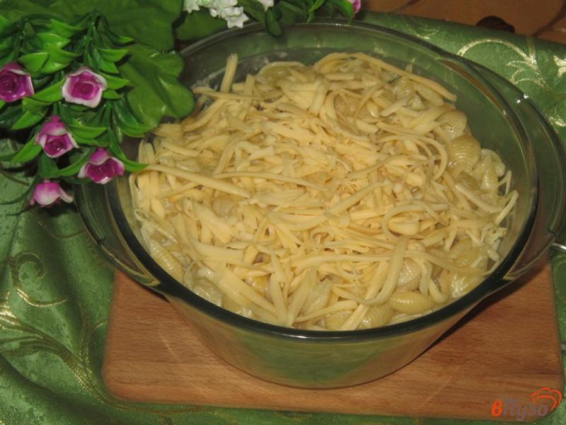 Фото приготовление рецепта: Макароны Ракушки с сыром на гарнир шаг №5