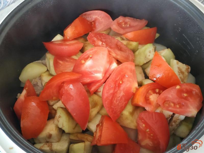 Фото приготовление рецепта: Овощное рагу со свининой в мультиварке шаг №5