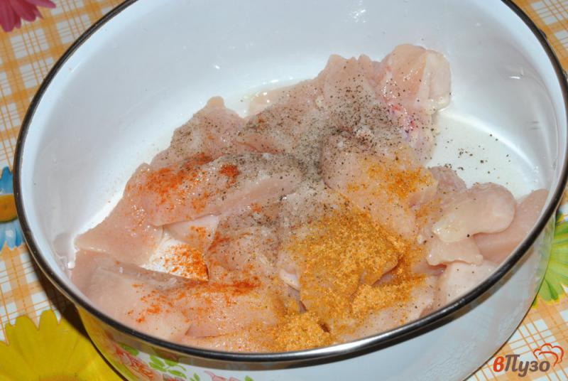 Фото приготовление рецепта: Суп-пюре из овощей с курицей шаг №1