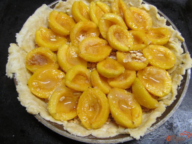 Фото приготовление рецепта: Пирог с абрикосовой начинкой шаг №12
