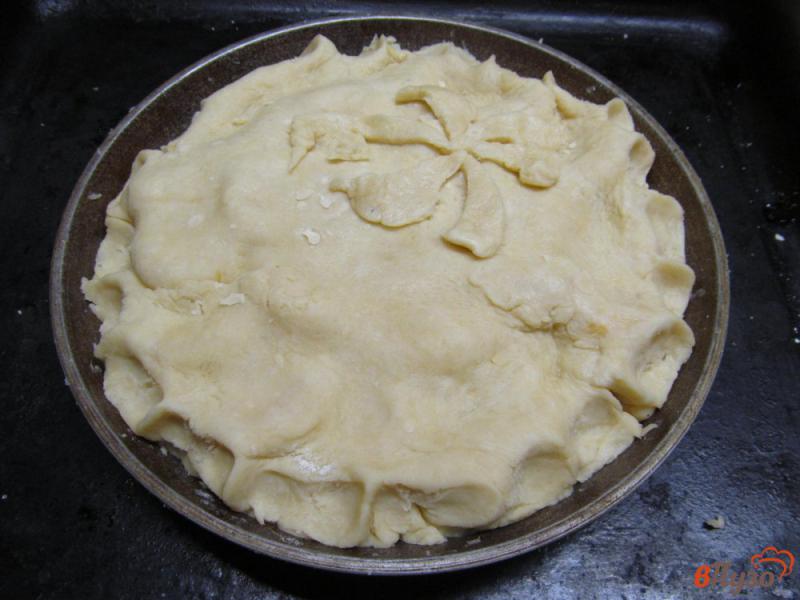 Фото приготовление рецепта: Пирог с абрикосовой начинкой шаг №13