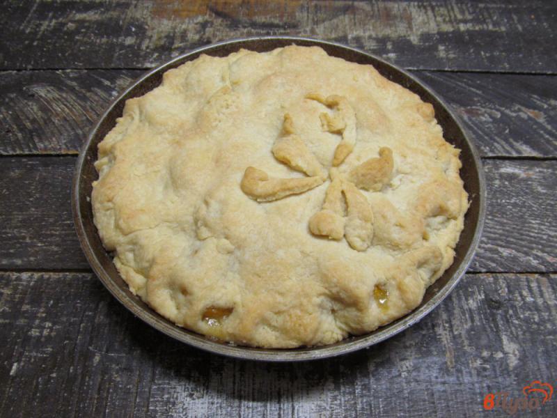 Фото приготовление рецепта: Пирог с абрикосовой начинкой шаг №14