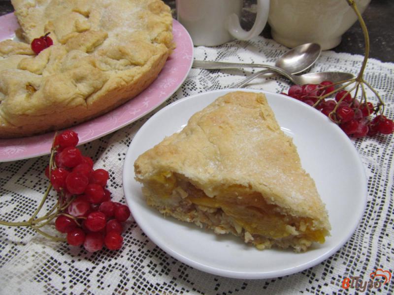 Фото приготовление рецепта: Пирог с абрикосовой начинкой шаг №15