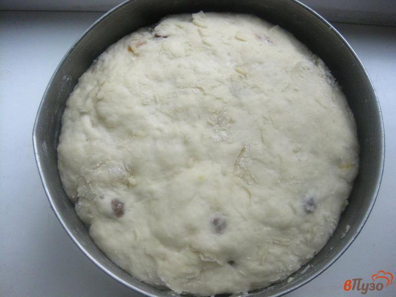 Фото приготовление рецепта: Пирог с сыром и курагой шаг №5