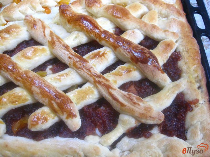 Фото приготовление рецепта: Пирог с яблочным повидлом шаг №12