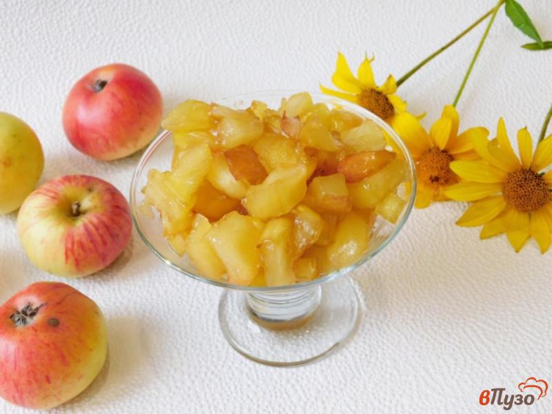 Фото приготовление рецепта: Десерт из карамельных яблок шаг №6