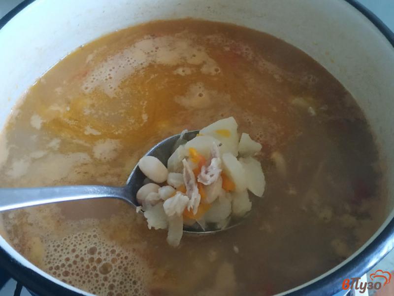 Фото приготовление рецепта: Фасолевый суп шаг №5