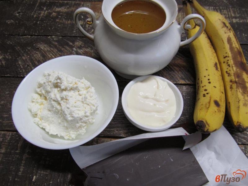 Фото приготовление рецепта: Творожно-банановый крем шаг №1