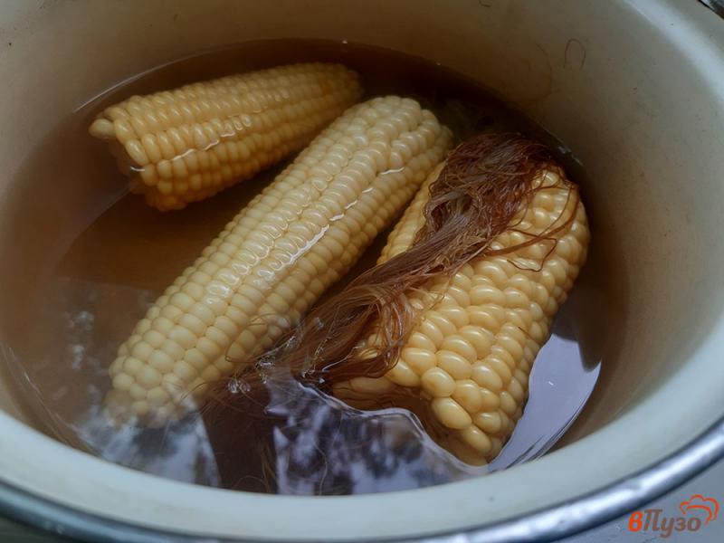 Фото приготовление рецепта: Кукуруза с сыром шаг №4