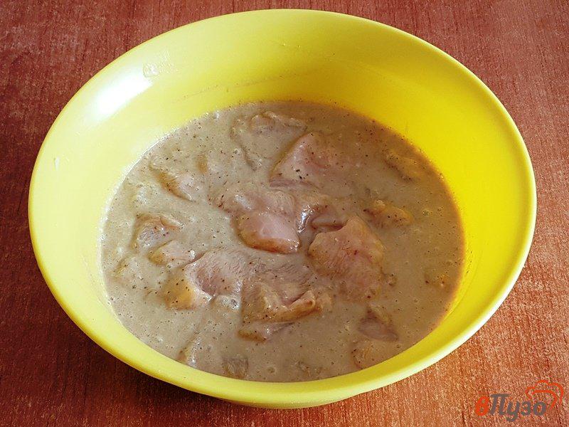 Фото приготовление рецепта: Шашлычки из курицы по-тайски шаг №4