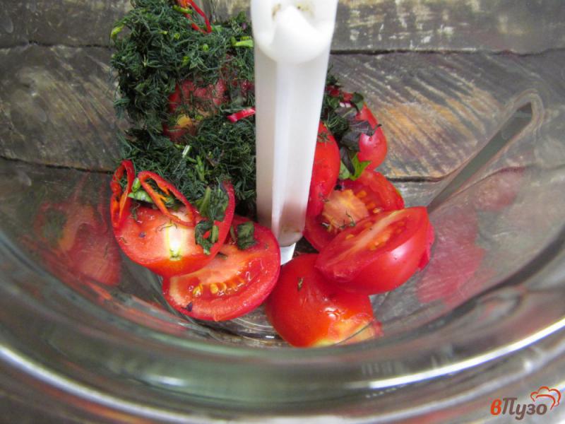 Фото приготовление рецепта: Баклажаны с помидорами шаг №4