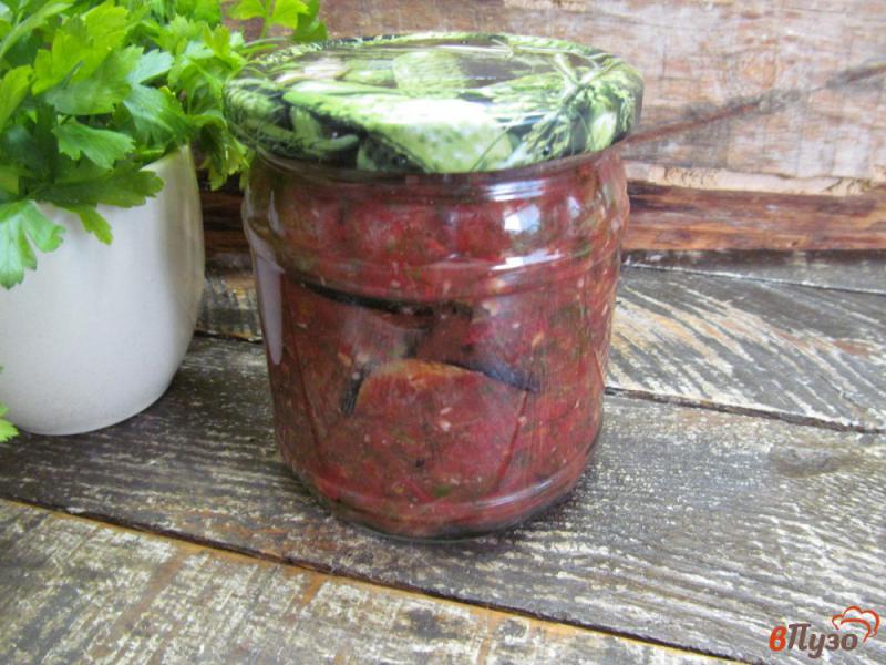 Фото приготовление рецепта: Баклажаны с помидорами шаг №9