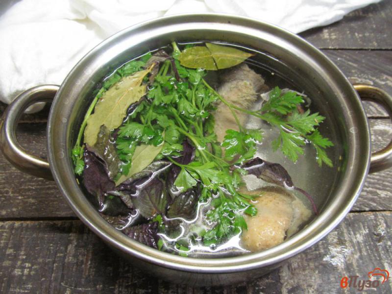 Фото приготовление рецепта: Суп с пастой и капустой шаг №1