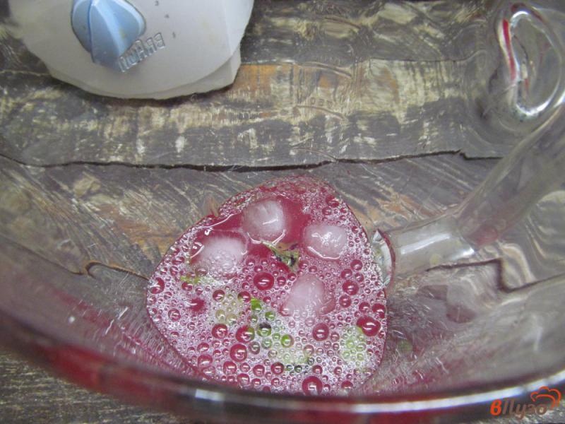 Фото приготовление рецепта: Фруктовый напиток со льдом шаг №11