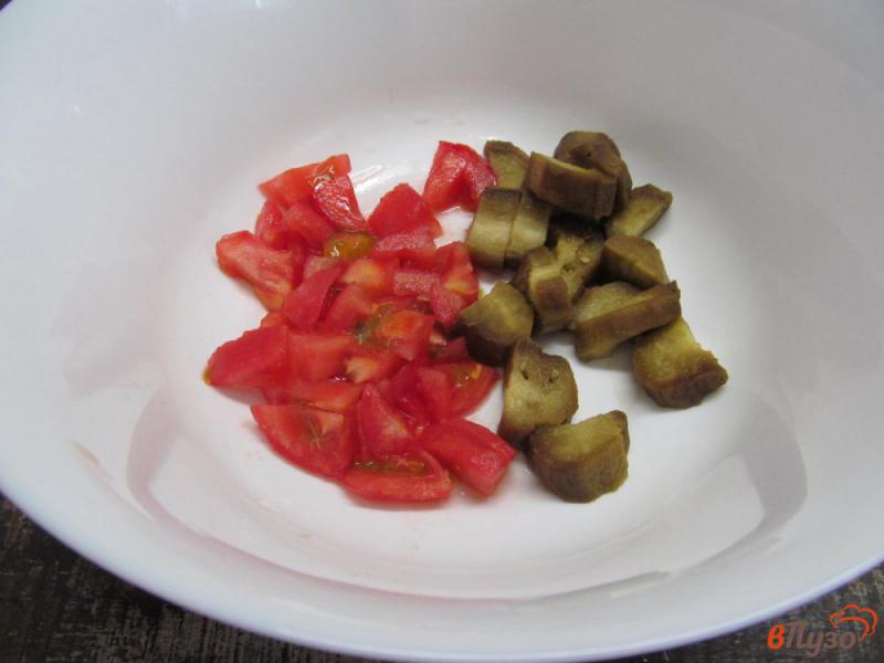 Фото приготовление рецепта: Салат из печеных овощей с рисом шаг №4