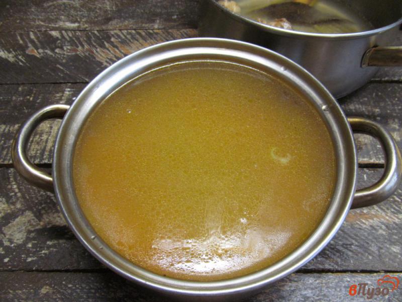 Фото приготовление рецепта: Рисовый суп с баклажаном шаг №5