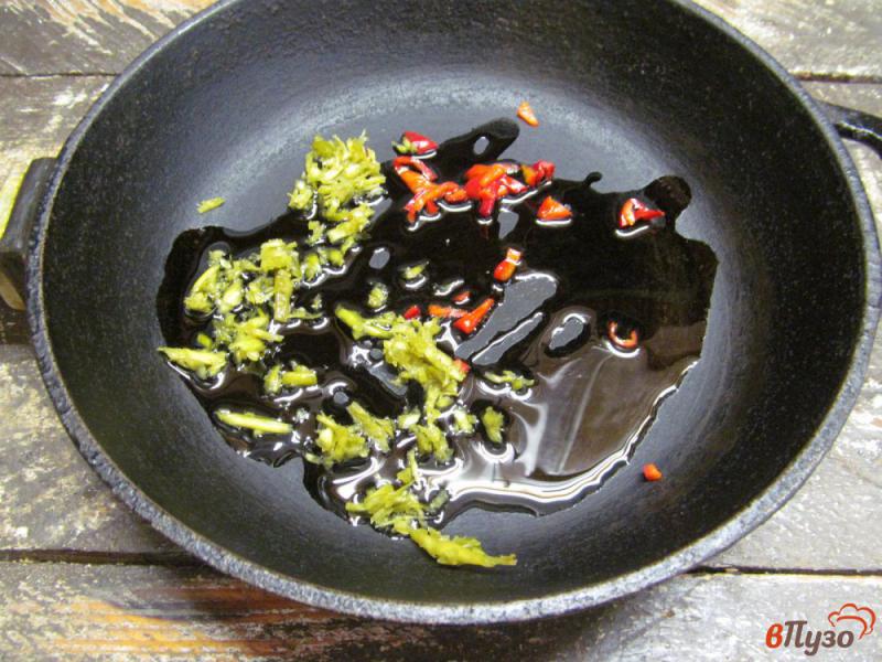 Фото приготовление рецепта: Баклажаны с мясной начинкой по-китайски шаг №8