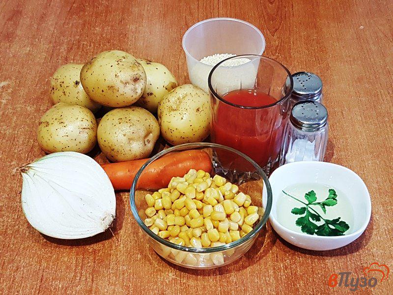 Фото приготовление рецепта: Суп с пшеном и кукурузой шаг №1