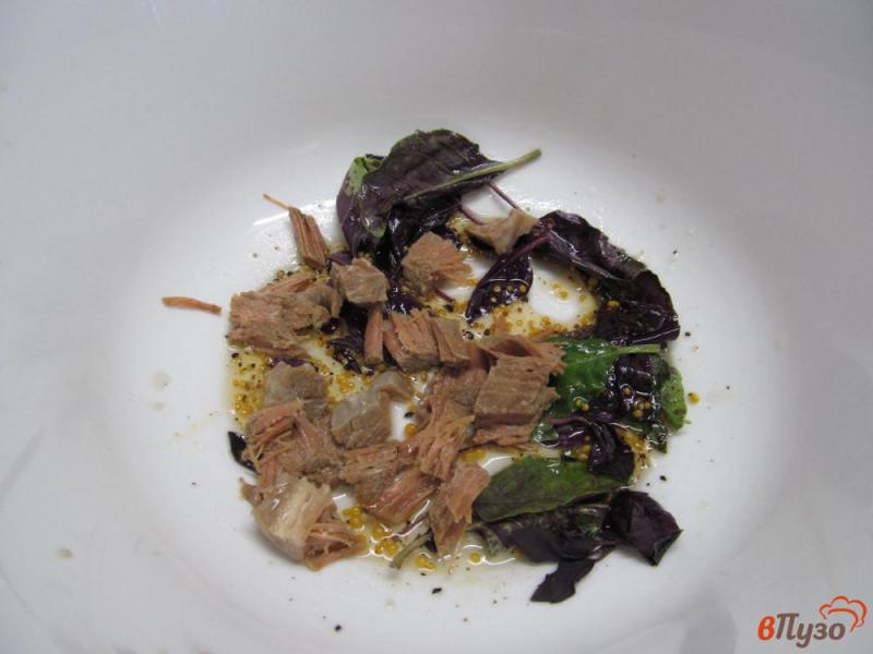 Фото приготовление рецепта: Салат из фасоли цветной капусты щавеля и говядины шаг №2