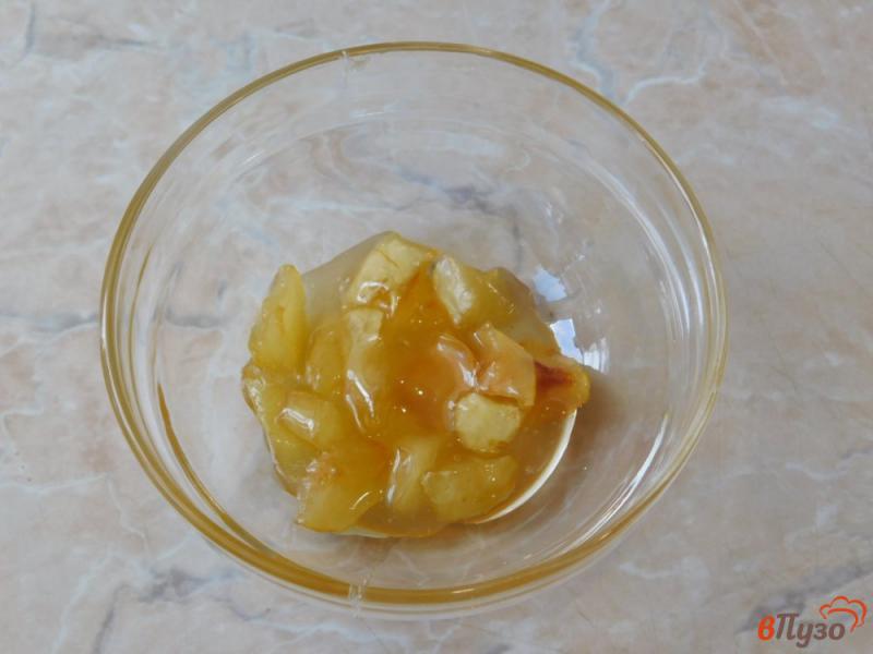 Фото приготовление рецепта: Яблочный десерт с творогом шаг №6