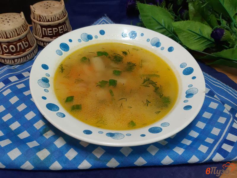 Фото приготовление рецепта: Суп овощной на мясном бульоне шаг №8