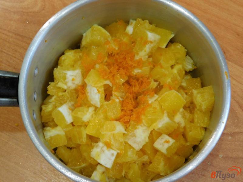 Фото приготовление рецепта: Апельсиновый соус к блинчикам шаг №2