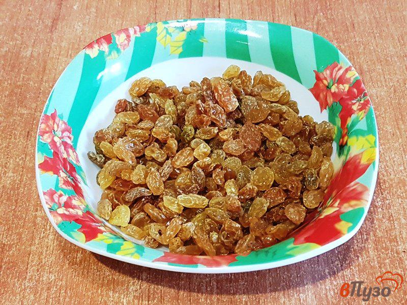 Фото приготовление рецепта: Овсяное печенье с яблоками и изюмом шаг №8
