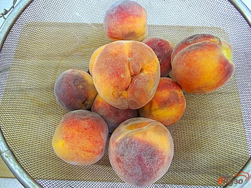 Фото приготовление рецепта: Заморозка слив и персиков шаг №12