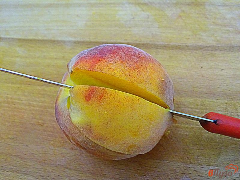 Фото приготовление рецепта: Заморозка слив и персиков шаг №13
