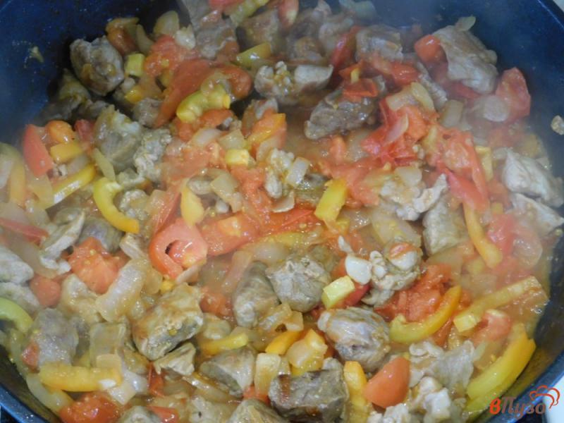 Фото приготовление рецепта: Мясо с овощами шаг №3