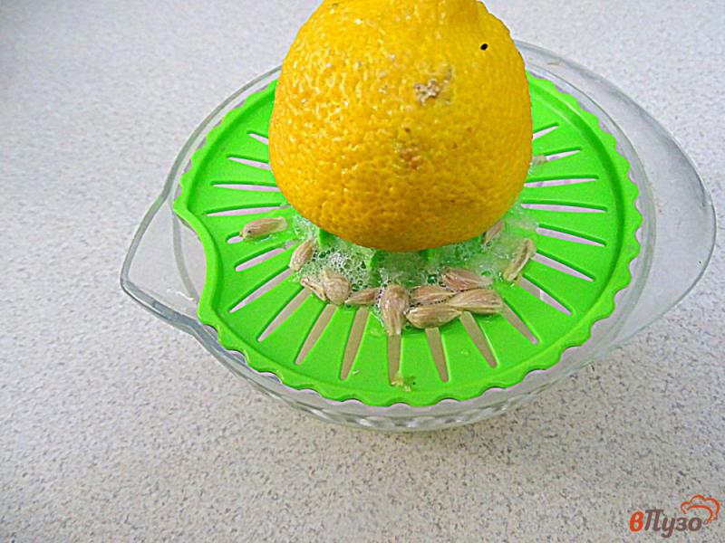 Фото приготовление рецепта: Напиток из кленового сиропа чая и лимона шаг №4