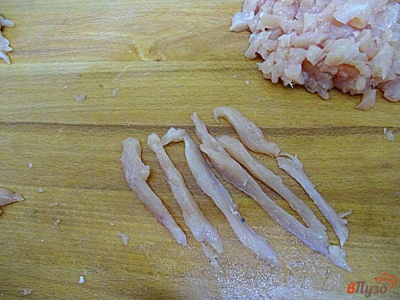 Фото приготовление рецепта: Кабачки фаршированные курицей и грибами шаг №5