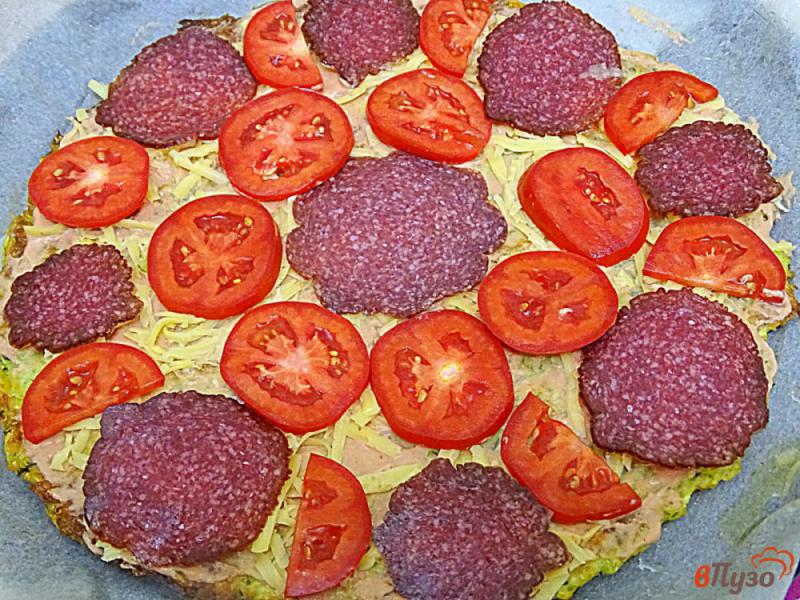 Фото приготовление рецепта: Пицца кабачковая шаг №11