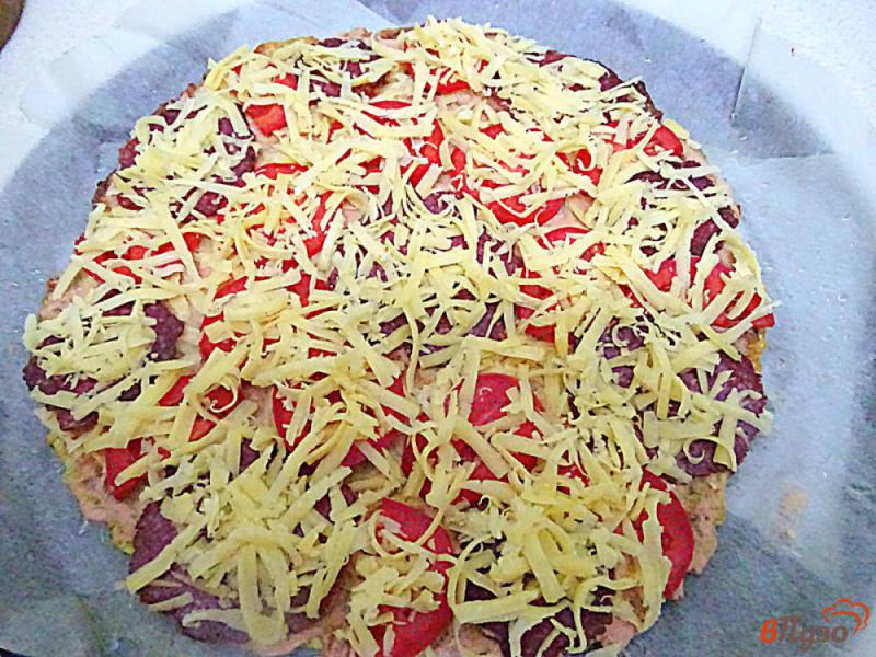 Фото приготовление рецепта: Пицца кабачковая шаг №12