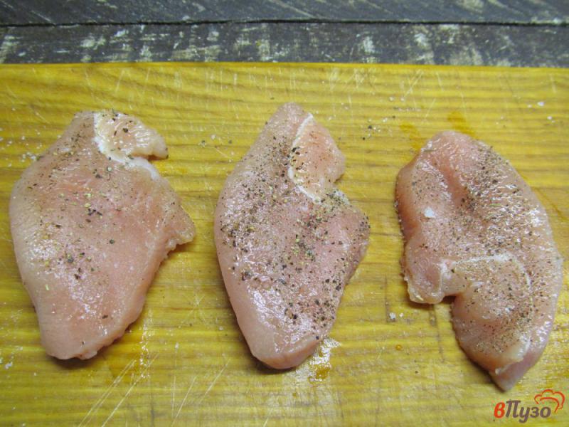 Фото приготовление рецепта: Кабачки на гриле с индейкой шаг №1
