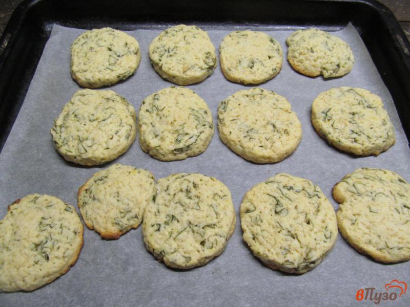 Фото приготовление рецепта: Печенье с лимоном и базиликом шаг №12