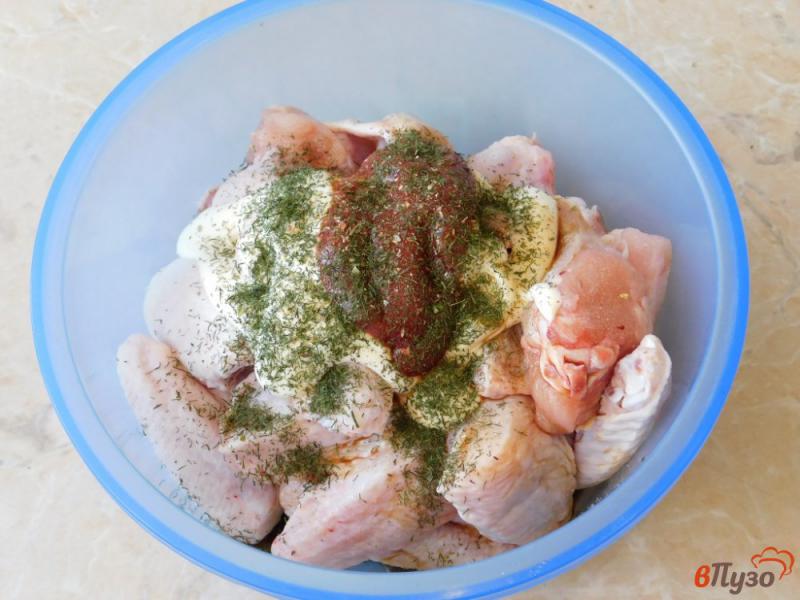 Фото приготовление рецепта: Куриные крылышки из духовки шаг №2