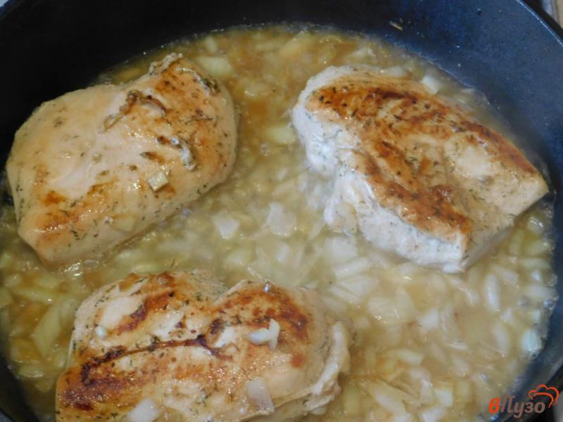 Фото приготовление рецепта: Куриное филе в горчичном маринаде шаг №5